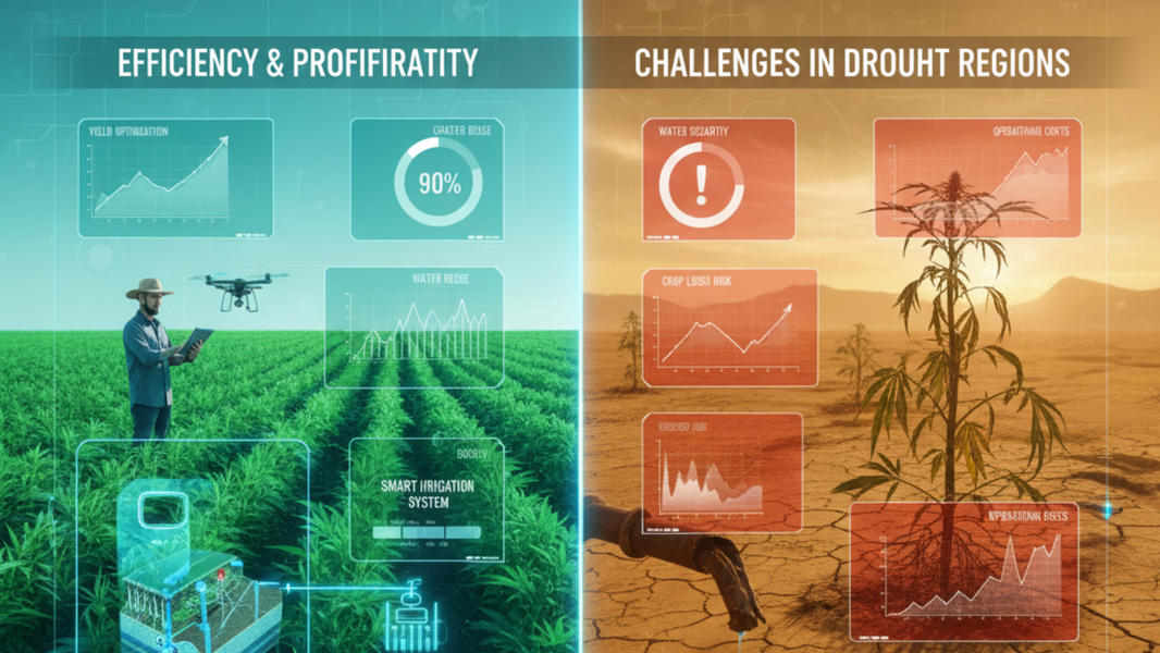 Water Management in Cannabis Farming: Innovations Driving Efficiency and Profitability in Drought Regions