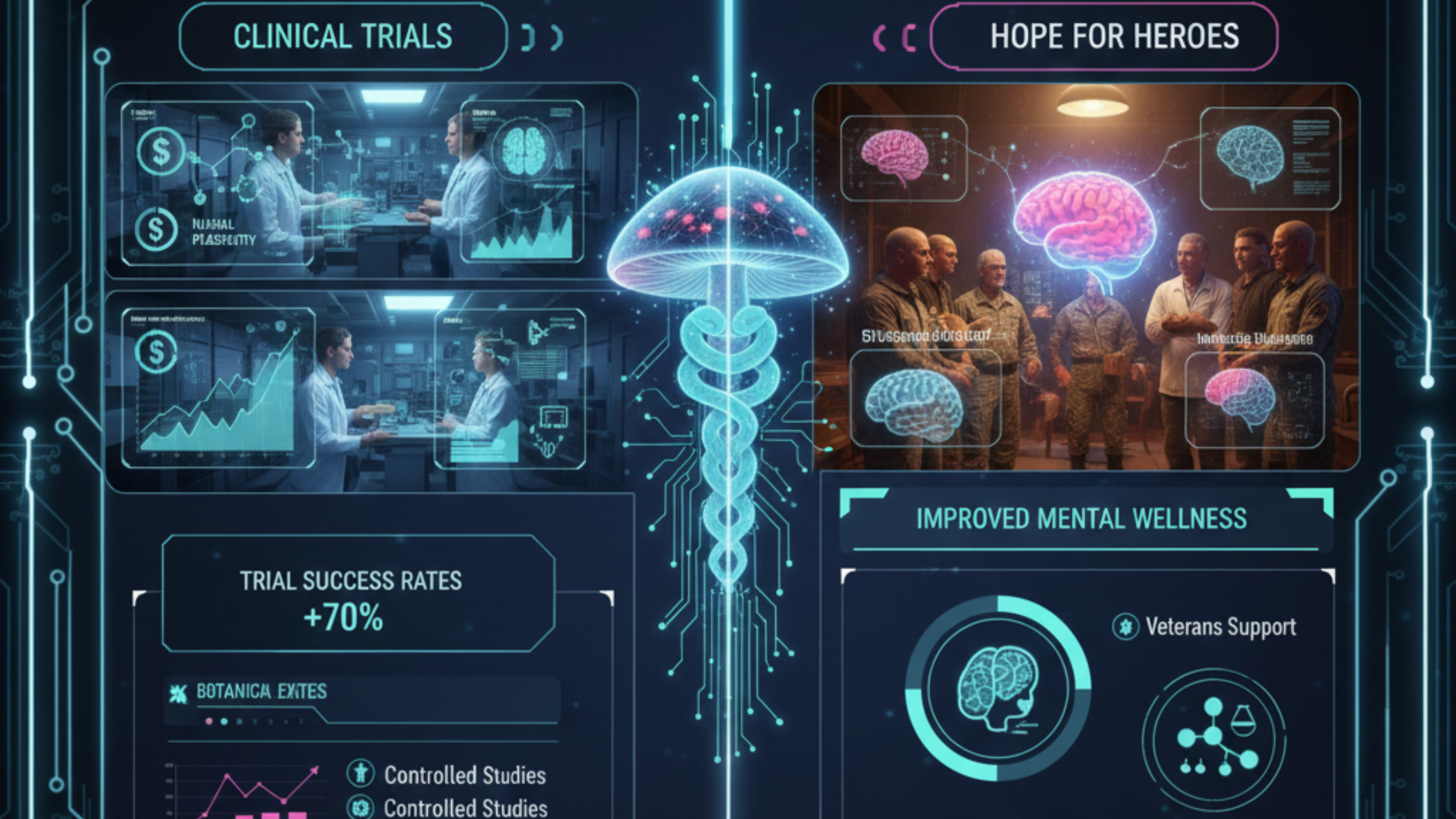 Psilocybin for PTSD: What Clinical Trials Mean for Veterans and First Responders