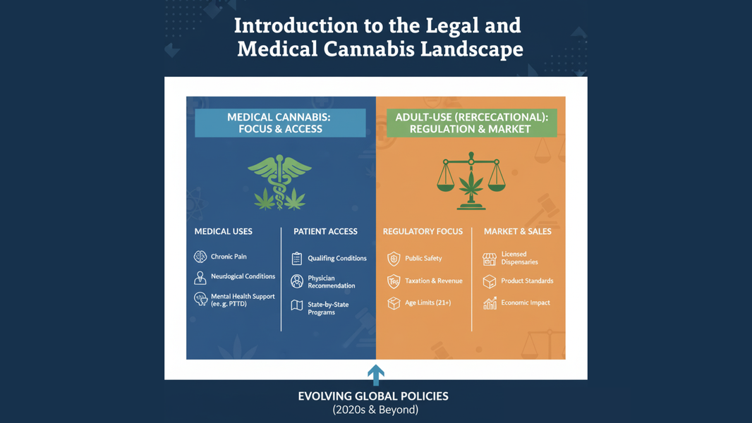 introduction to the current legal and medical landscape of cannabis