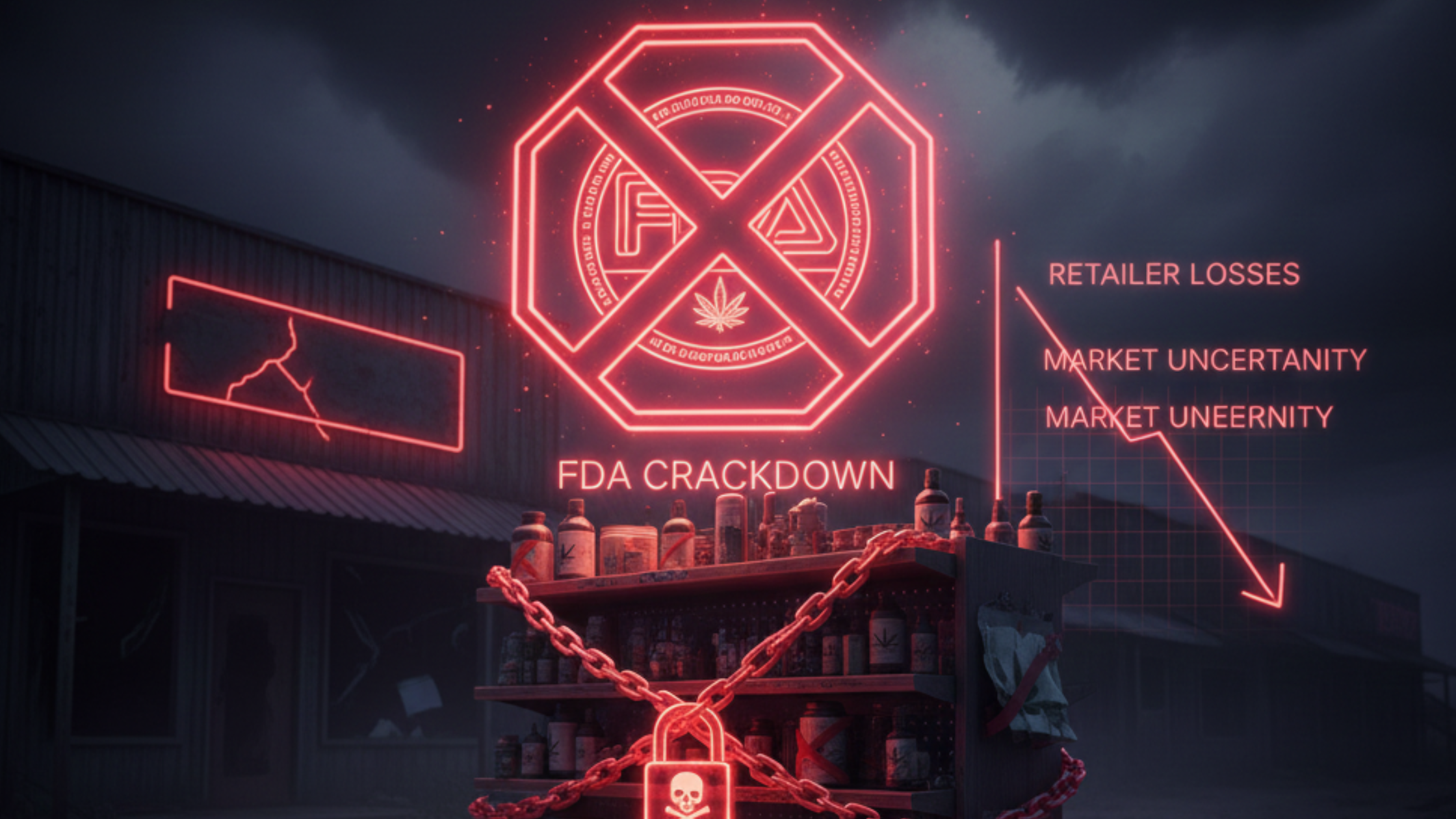 major impact of the FDA's (and Congress's) regulatory actions on hemp-derived THC products (Delta-8, THCA, etc.)