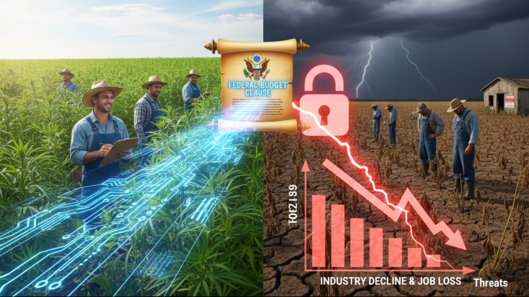 specific clause or provision within a federal budget or appropriations bill could drastically reshape the U.S. hemp industry