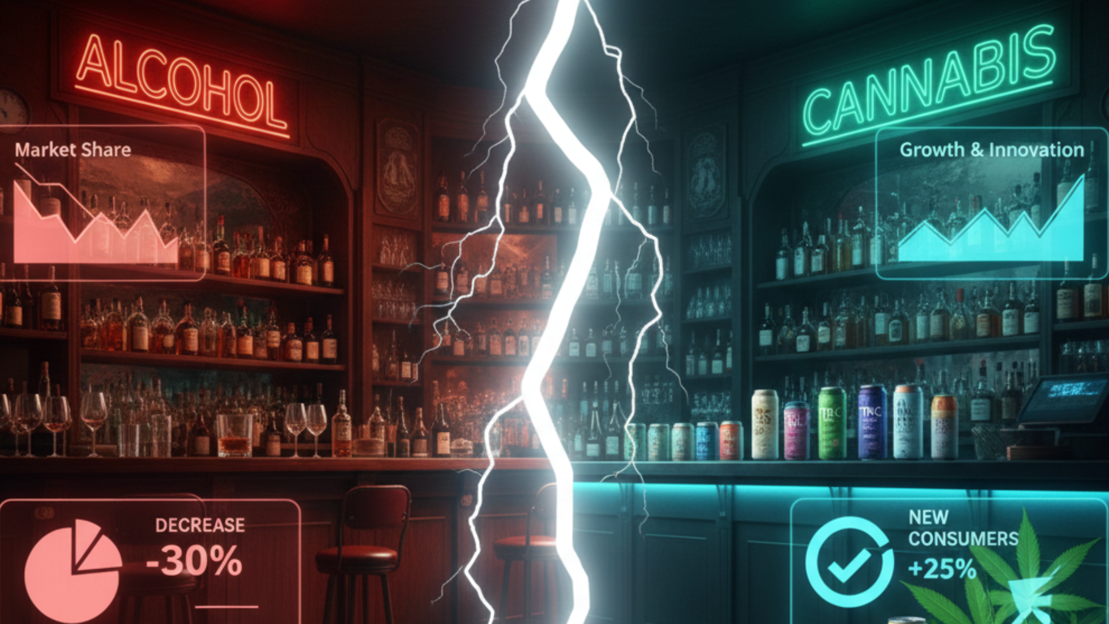 The End of an Era: How Legal Cannabis Is Impacting the Alcohol Industry