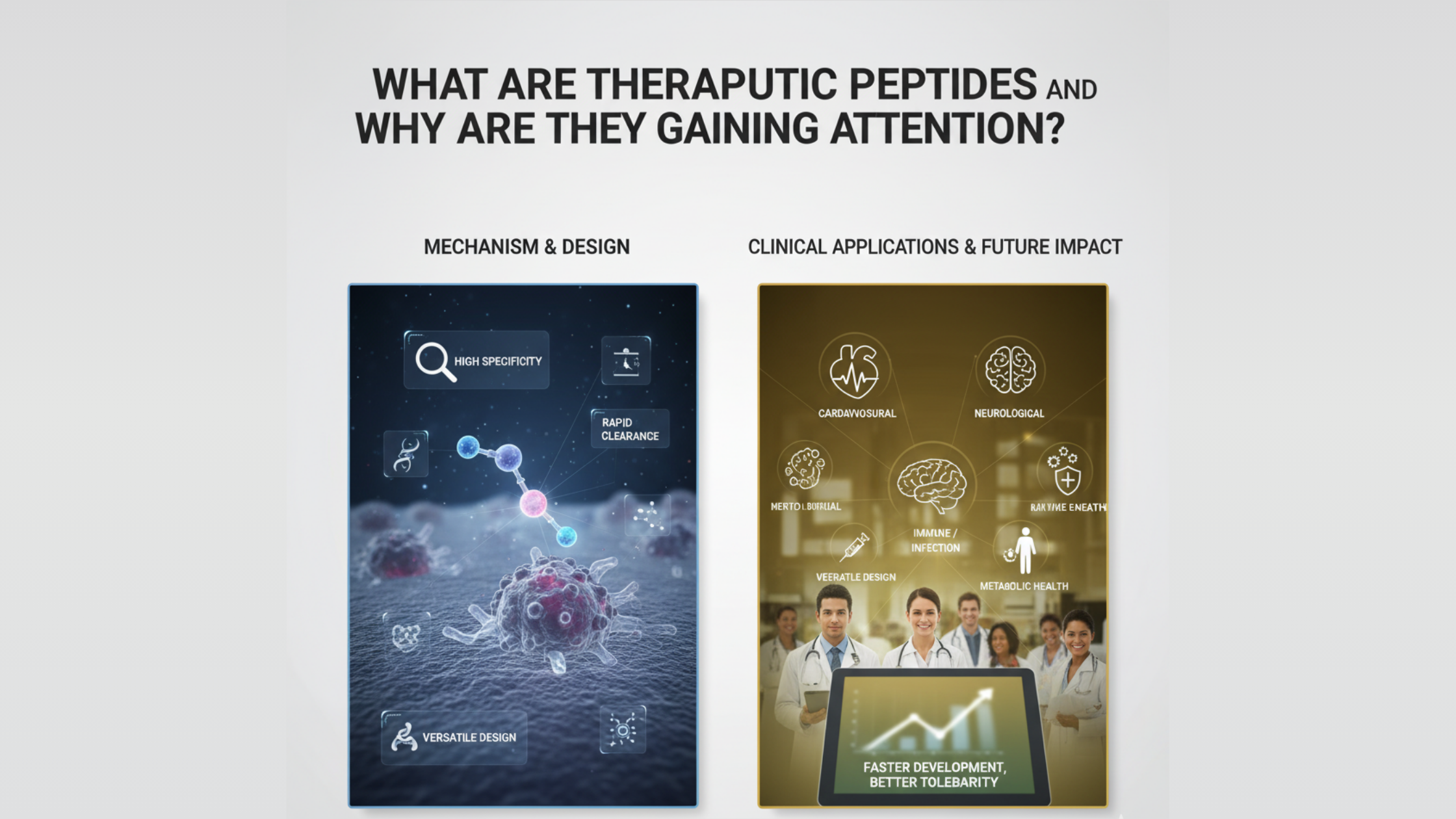 therapeutic peptides, why they are attracting significant attention and their benefits