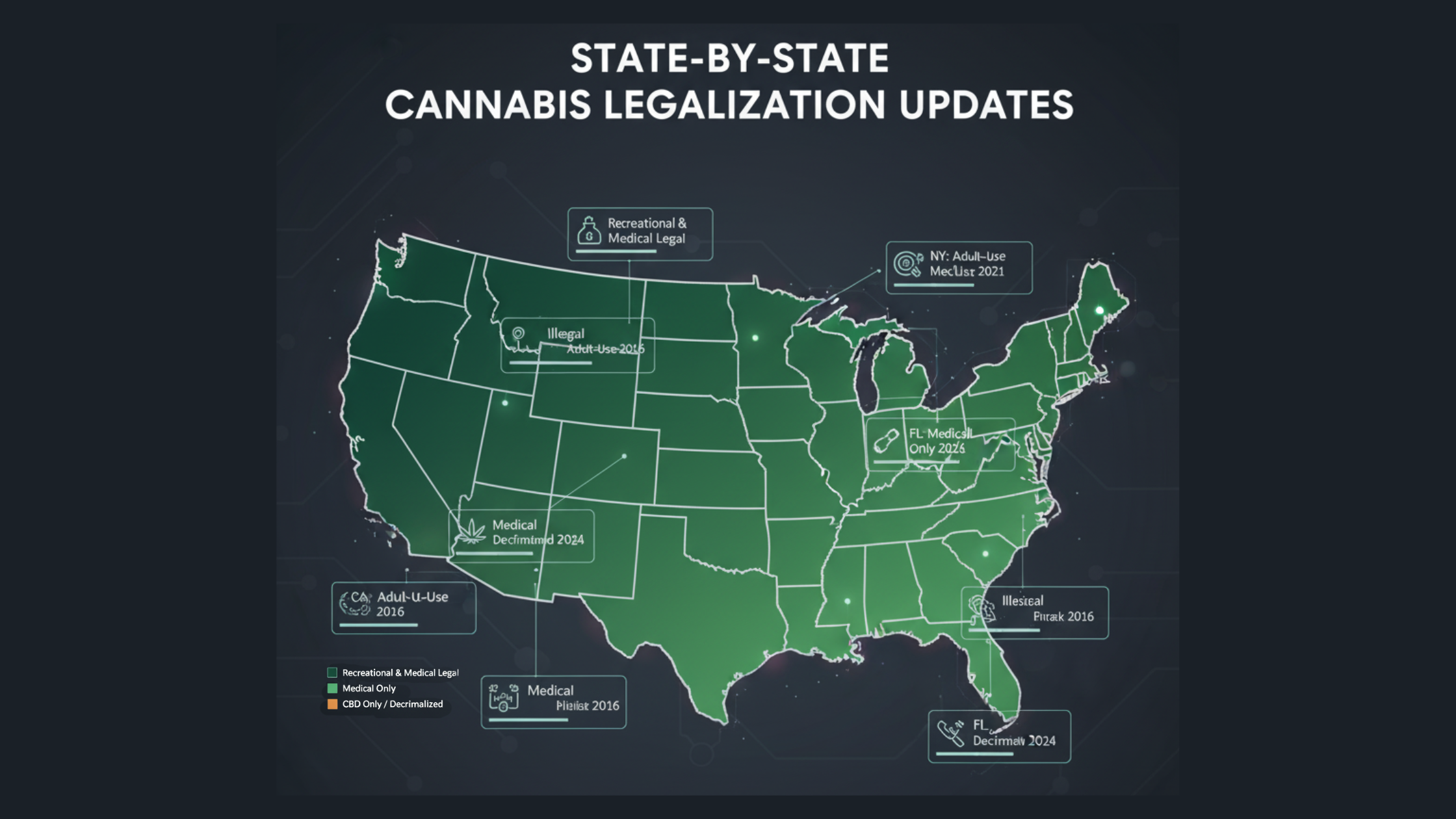 State‑by‑State Cannabis Legalization Updates: What’s Changing Right Now?