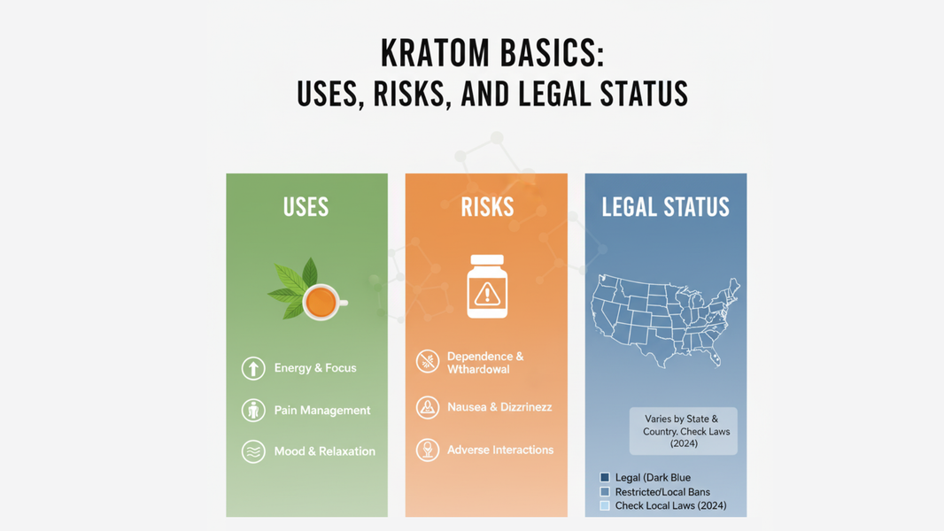 Kratom Basics: Uses, Risks, and Legal Status