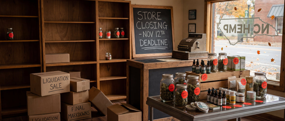 The November 12th Cliff: How NC Hemp Shops Are Liquidating Inventory?
