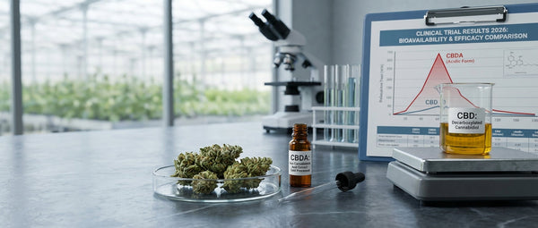 CBDA vs CBD clinical trials