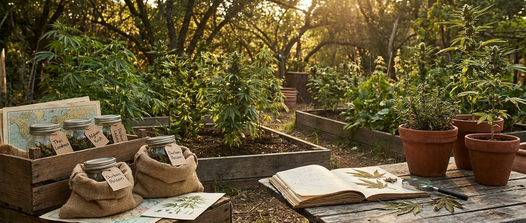 Landrace cannabis strains vs hybrids