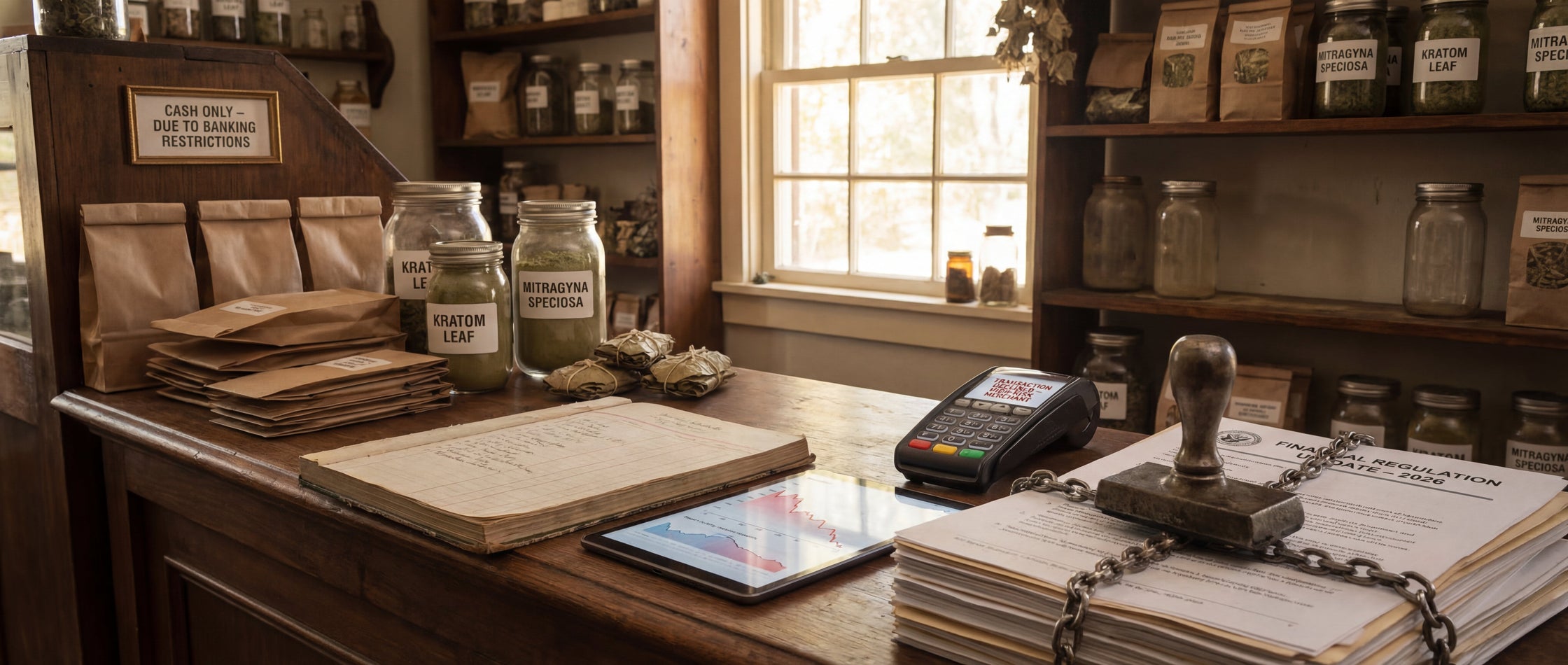 Banking for Kratom: Why 2026 Financial Regulations are Squeezing Small Retailers?