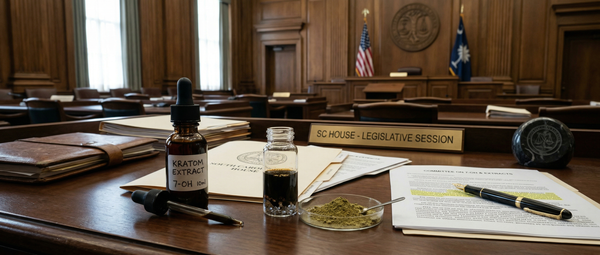 7-OH kratom extracts SC House debate 2026