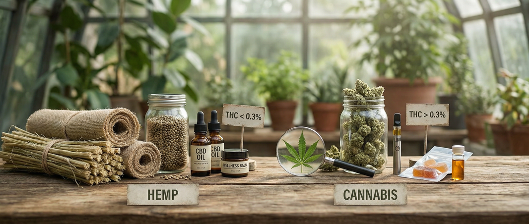 Hemp vs Cannabis differences 2026