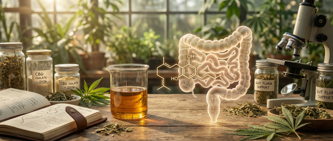 CBG for gut health 2026 research