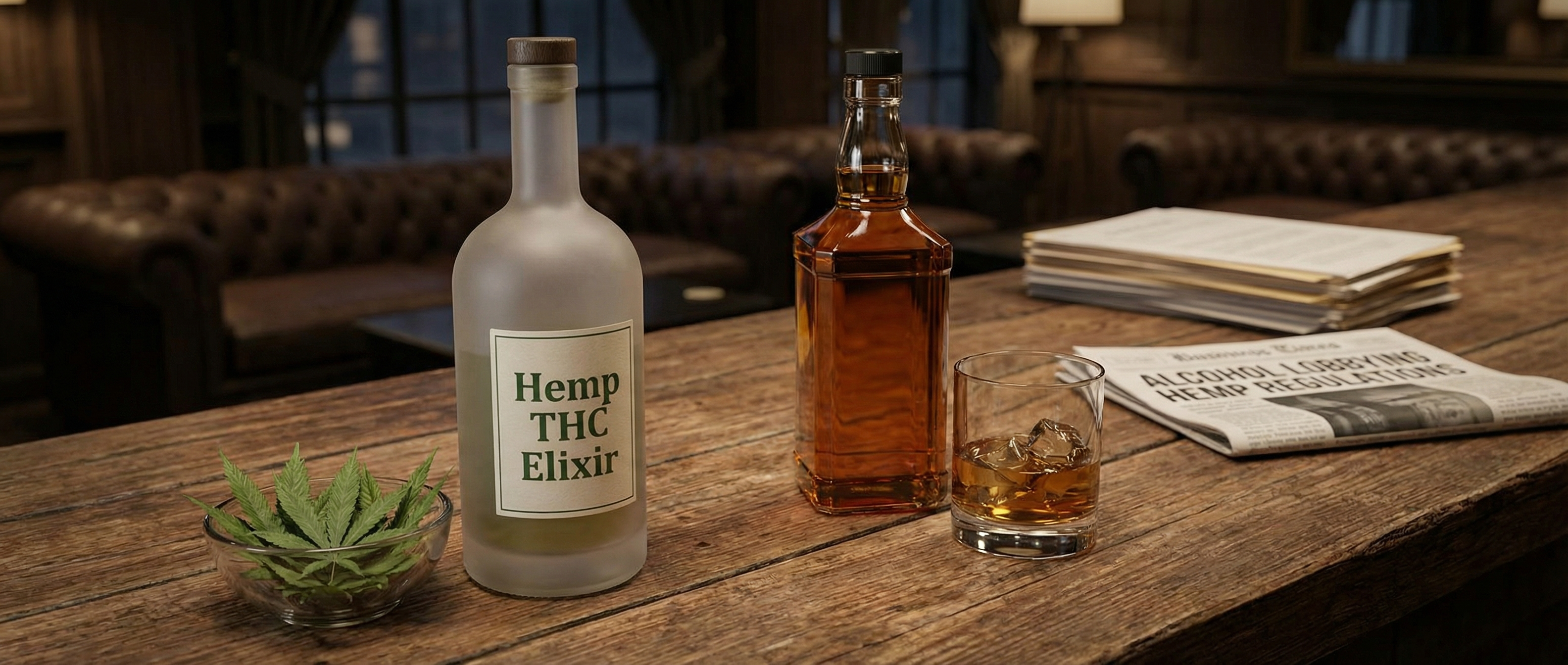 Alcohol industry vs hemp THC beverages 2026