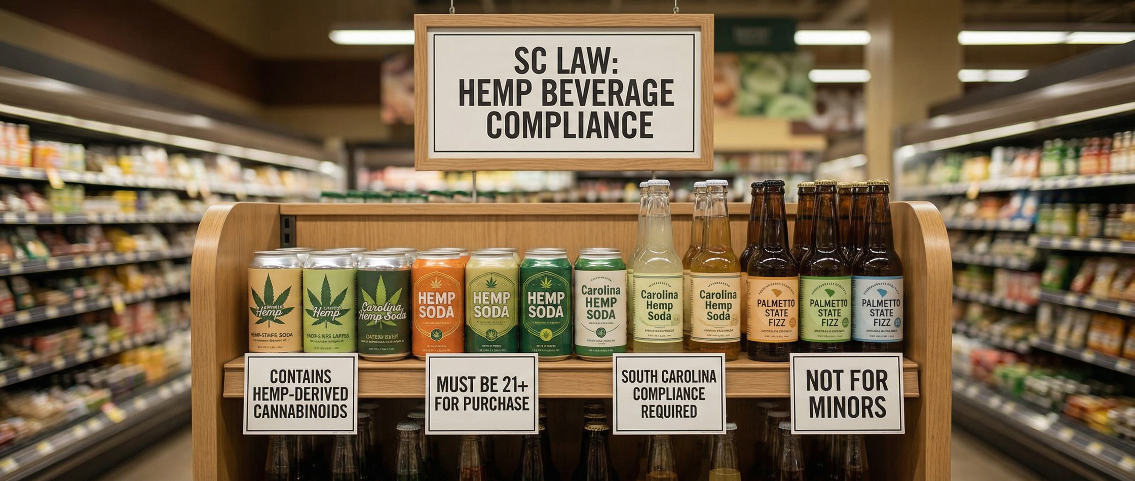 Why Shelf-Talkers and Signage are Now Legally Required for SC Hemp Drinks