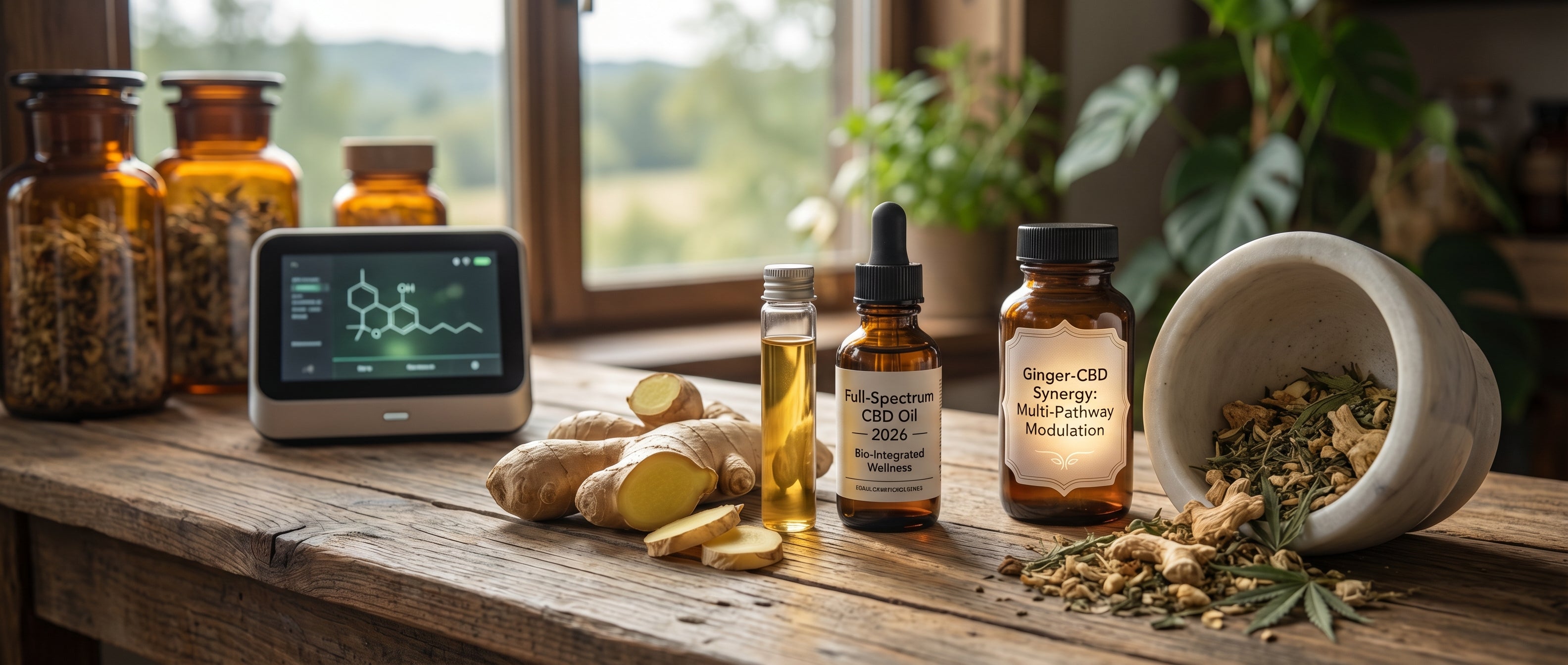 Ginger and CBD synergy 2026