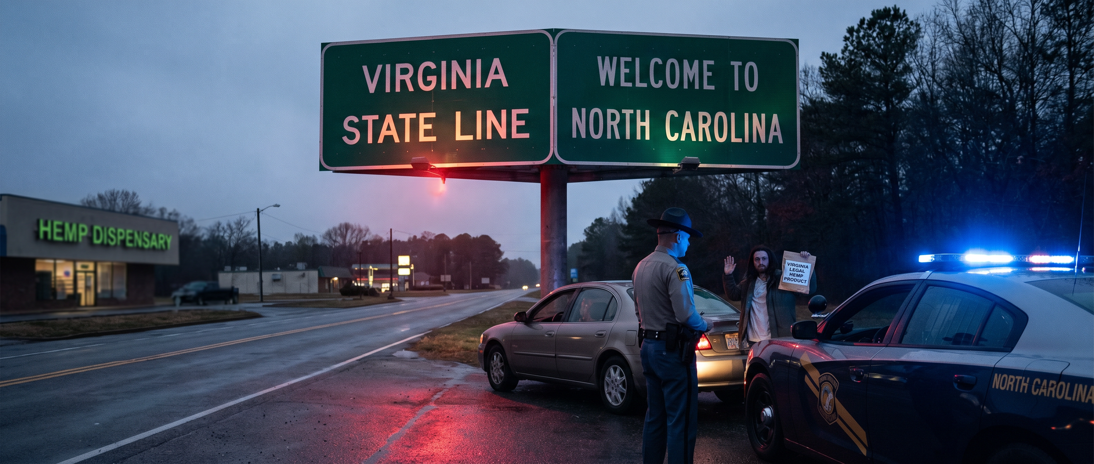 Why “Virginia-Legal” Hemp Products Still Face Arrest in North Carolina?