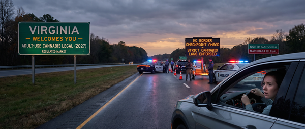 NC VA border cannabis checkpoints 2026