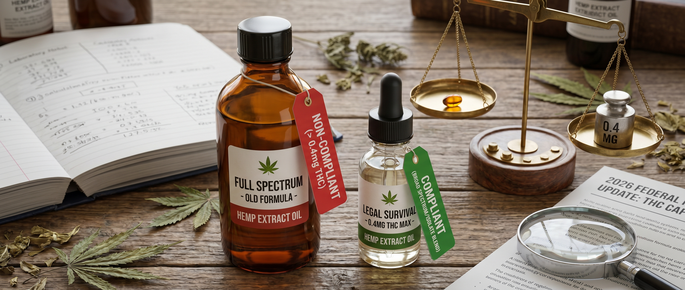 Why "Full Spectrum" is the Only Legal Survival Path Under the 0.4mg Cap