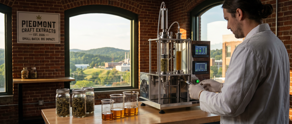 Small-batch hemp extraction Piedmont NC