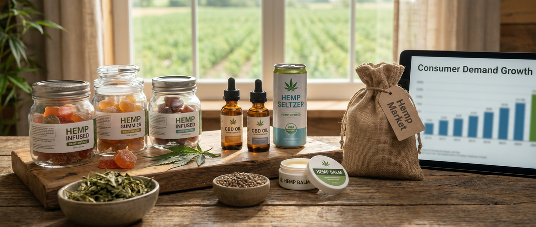 Hemp market consumer demand 2026