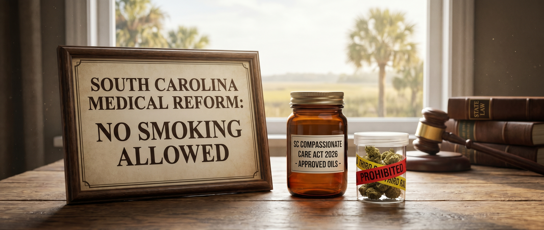 South Carolina medical cannabis raw flower ban 2026