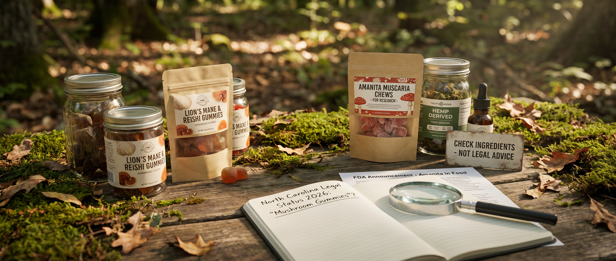 Are Mushroom Gummies Legal in North Carolina in 2026?