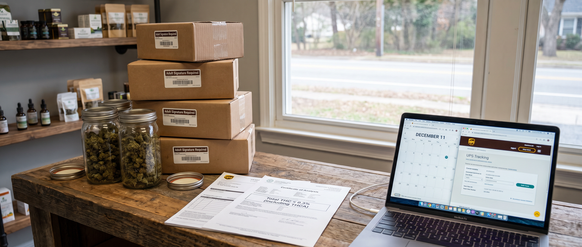 UPS Just Changed Its Hemp Shipping Rules for December 11. Here's What NC Shops and Online Sellers Need to Know.