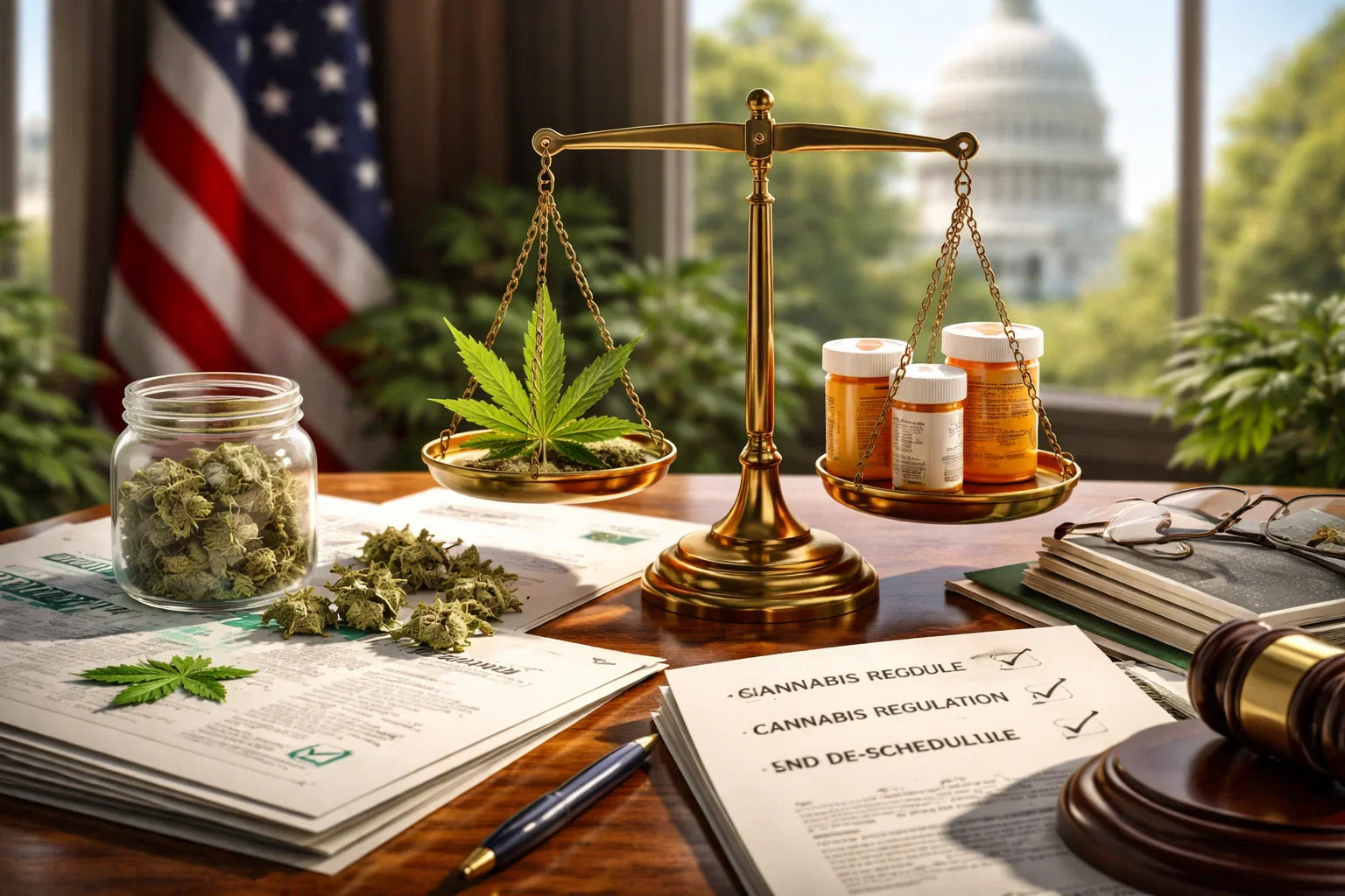 Cannabis rescheduling vs descheduling 2025