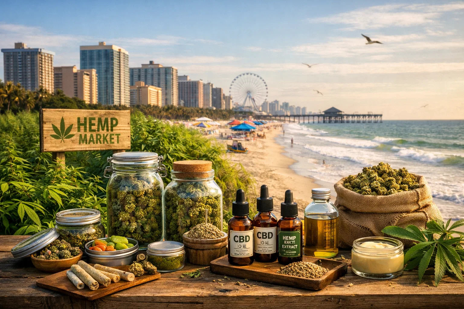 SC Regional: The Myrtle Beach Hemp Market: Navigating Tourism and Regulation