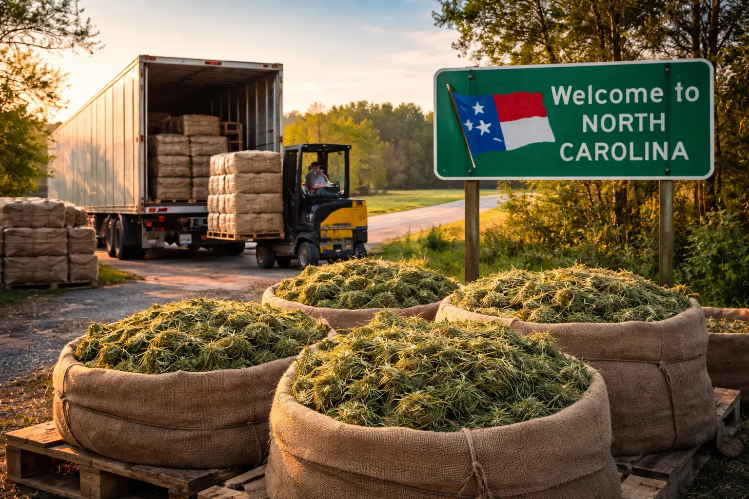 The Logistics of Hemp: Moving Raw Materials Across the NC Border