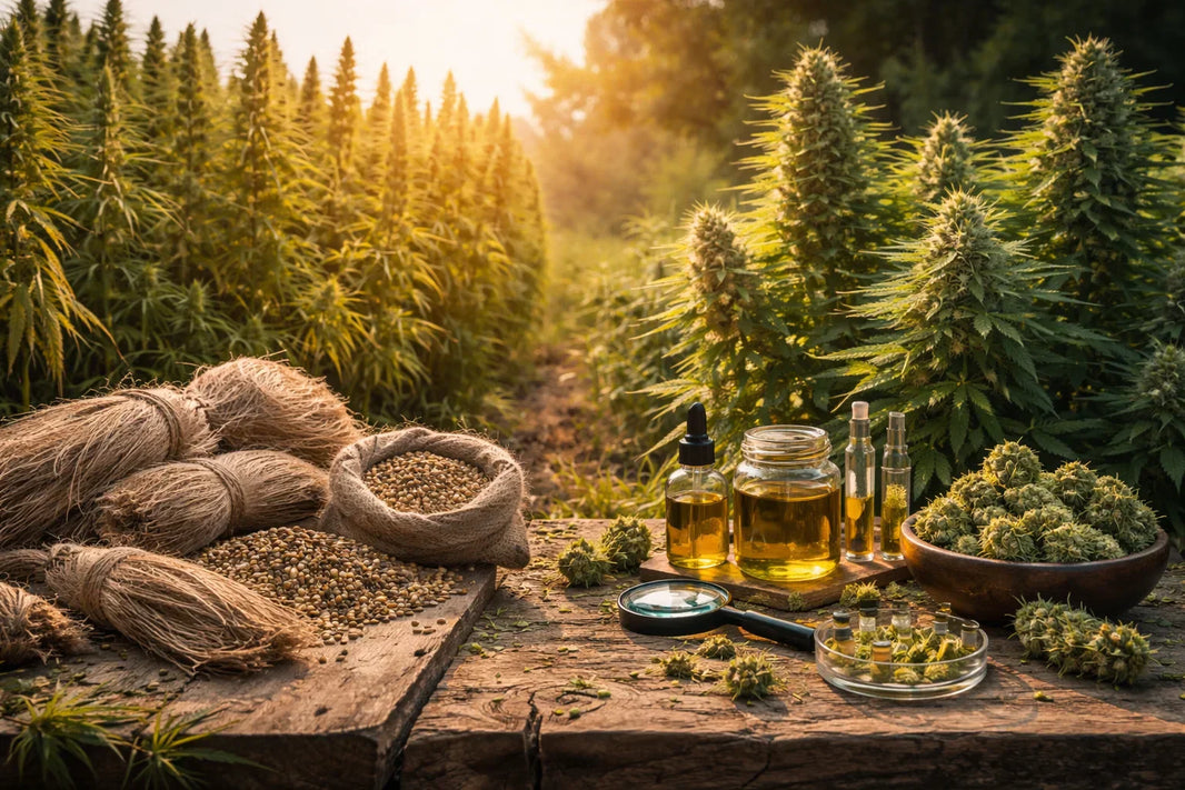 Industrial vs medicinal hemp genetics
