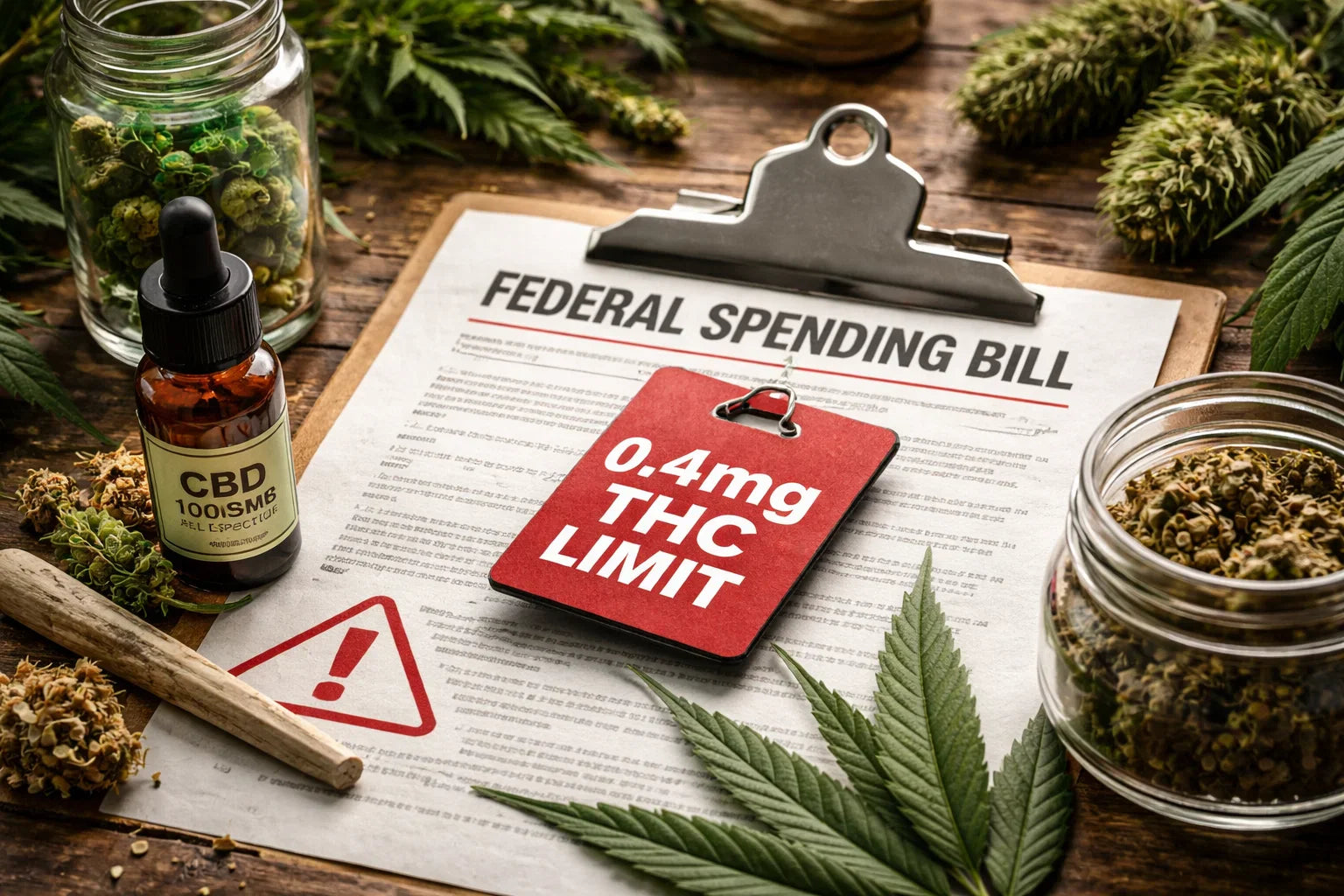 The "0.4mg Limit": Why the New Federal Spending Bill Threatens 90% of NC Hemp Products