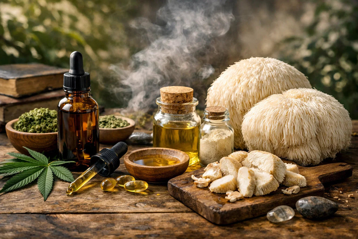 Plant Medicine Synergies: Combining CBD with Lion's Mane for Brain Fog
