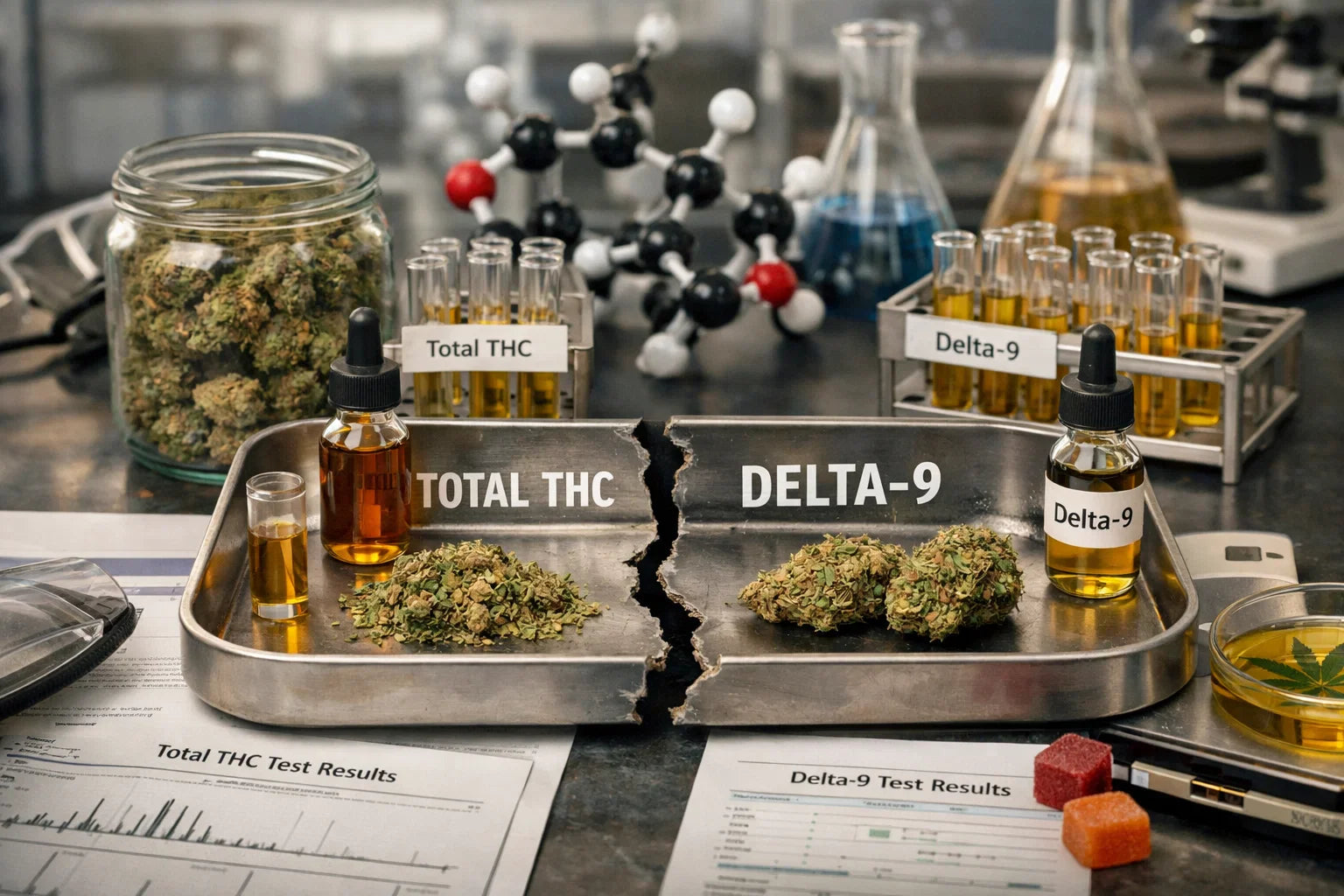 Total THC vs Delta-9: Why NC Testing Labs Are Splitting the Bill?