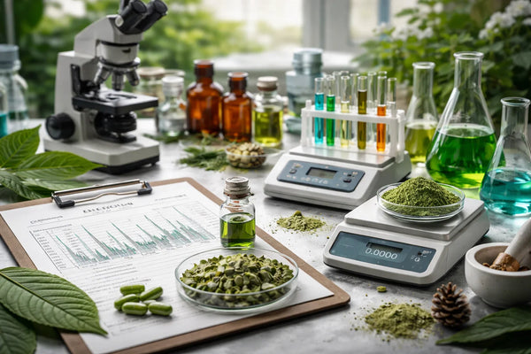 Kratom alkaloid testing standards 2026