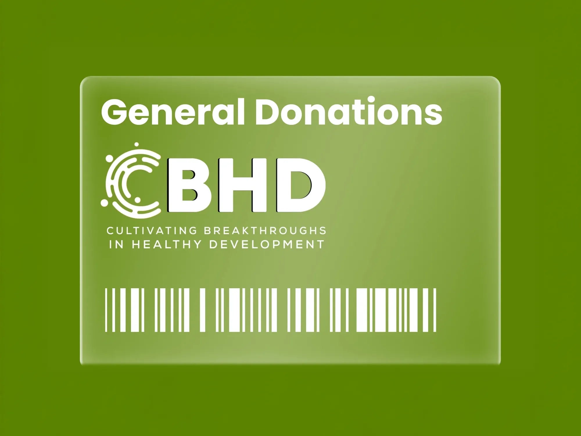 CBHD Donation $1.00-$1,000,000