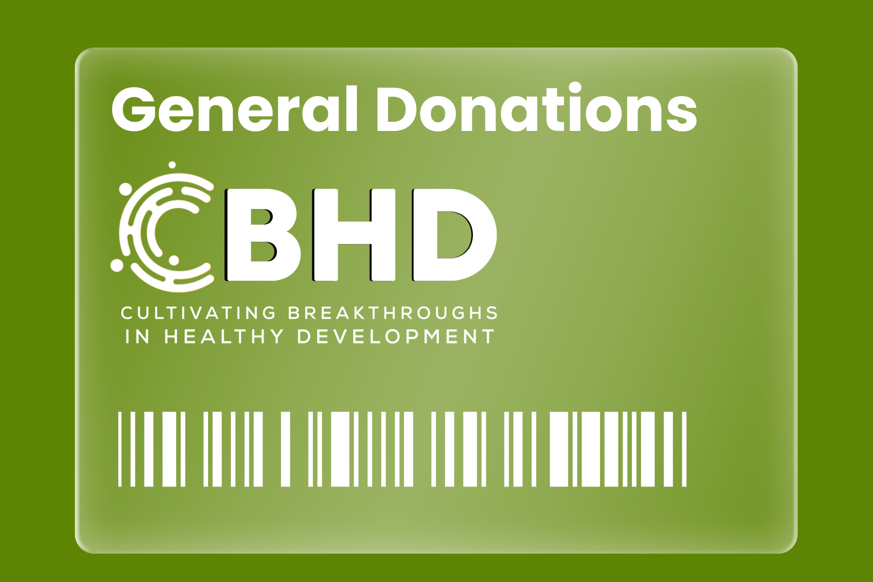 CBHD Donation $1.00-$1,000,000